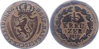 Nassau 1/4 Kreuzer Wilhelm 1816-1839. -