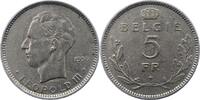 Belgien-Königreich 5 Francs Leopold III. 1934-1950. -