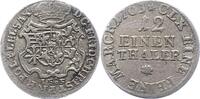 Sachsen-Albertinische Linie 1/12 Taler Friedrich Christian 1763. -
