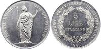 Haus Habsburg 5 Lire Italienische Revolution 1848. -