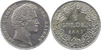 Bayern 1/2 Gulden Ludwig I. 1825-1848. -