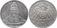 Sachsen 3 Mark Friedrich August III. 1904-1918. -