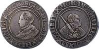 Sachsen-Kurfürstentum Taler Johann Friedrich und Georg 1534-1539. -