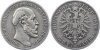 Mecklenburg-Schwerin 2 Mark Friedrich Franz II. 1842-1883. -