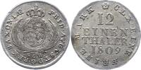 Sachsen-Albertinische Linie 1/12 Taler Friedrich August I. 1806-1827. -