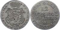 Sachsen-Albertinische Linie 1/12 Taler Friedrich Christian 1763. -