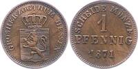 Hessen-Darmstadt Pfennig Ludwig III. 1848-1877. -