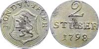 Jever-Grafschaft 2 Stüber 1 Friederike Auguste Sophie 1793-1801. -