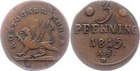 Mecklenburg-Rostock, Stadt 3 Pfennig -