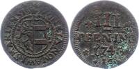 Mecklenburg-Wismar, Stadt 3 Pfennig -