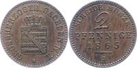 Sachsen-Weimar-Eisenach 2 Pfennig Carl Alexander 1853-1901. -