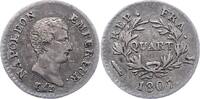 Frankreich Quart Napoleon I. 1804-1814, 1815. -