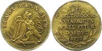 Pfalz-Kurlinie Dukat Gold Karl Theodor 1742-1799. -