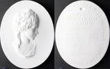 Personenmedaillen Porzellanmedaille Schadow, Gottfried *1764, +1850, Bildhauer. -