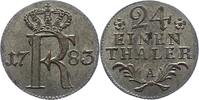Brandenburg-Preußen 1/24 Taler Friedrich II. 1740-1786. -