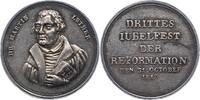 Reformation Silbermedaille 300-Jahrfeier der Reformation 1817. -