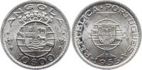 Portugal-Angola 10 Escudos Unter portugiesischer Verwaltung 1910-1975. -