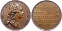 Frankreich Bronzemedaille Ludwig XV. 1715-1774. -