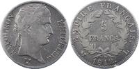 Frankreich 5 Francs Napoleon I. 1804-1814, 1815. -