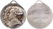 Frankreich-Paris, Stadt Versilberte Bronzemedaille -