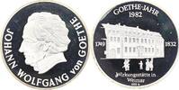 Personenmedaillen Silbermedaille Goethe, Johann Wolfgang von *1749 Frankfurt, +1832. -