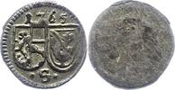 Salzburg Pfennig Sigismund von Schrattenbach 1753-1771. -