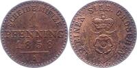 Lippe, Grafschaft Pfennig Paul Friedrich Emil Leopold 1851-1875. -