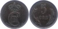 Dänemark 5 Öre 1 Christian IX. 1863-1906. -