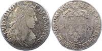 Frankreich 1/2 Ecu Ludwig XIV. 1643-1715. -