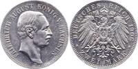 Sachsen 2 Mark Friedrich August III. 1904-1918. -