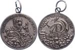 Städte in den Habsburger Erblanden Tragbare versilberte Bronze Georgsmedaille Kremnitz. -