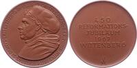 Reformation Porzellanmedaille 450-Jahrfeier der Reformation 1967. -