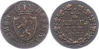 Nassau 1/4 Kreuzer Wilhelm 1816-1839. -