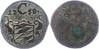 Bayern Einseitiger Pfennig Maximilian III. Joseph 1745-1777. -