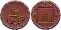Sachsen-Herrnhut, Gemeinde Braune Porzellanmedaille -