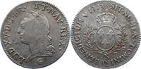 Frankreich Ecu Ludwig XV. 1715-1774. -