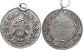 Schützenmedaillen versilberte Bronzemedaille Ohne Ort -
