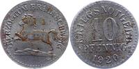 Braunschweig 10 Pfennig Eisen Herzogtum Braunschweig. -