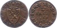 Nassau 1/4 Kreuzer Wilhelm 1816-1839. -