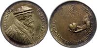 Personenmedaillen Bronzegussmedaille Calvin, Johannes * 1509 Noyon, +1564 Genf, Reformator and Begründer des Calvinismus. -