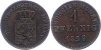 Hessen-Darmstadt Pfennig Ludwig III. 1848-1877. -