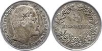 Dänemark 1/2 Rigsdaler Frederik VII. 1848-1863. -