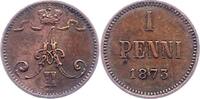 Finnland 1 Penni Alexander II. von Rußland 1855-1881. -