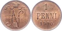 Finnland 1 Penni Nikolaus II. von Russland 1894-1917. -