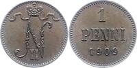 Finnland 1 Penni Nikolaus II. von Russland 1894-1917. -