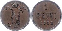 Finnland 1 Penni Nikolaus II. von Russland 1894-1917. -
