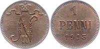 Finnland 1 Penni Nikolaus II. von Russland 1894-1917. -
