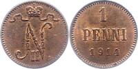 Finnland 1 Penni Nikolaus II. von Russland 1894-1917. -