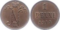 Finnland 1 Penni Nikolaus II. von Russland 1894-1917. -