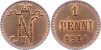 Finnland 1 Penni Nikolaus II. von Russland 1894-1917. -